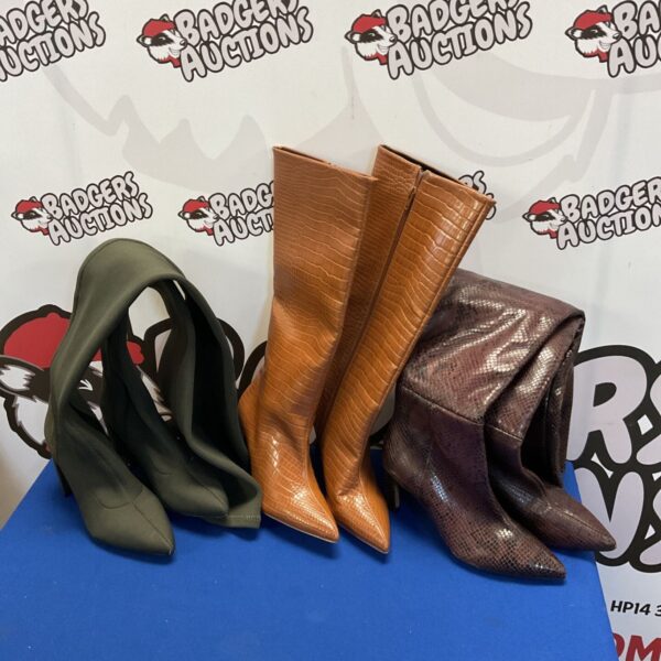 Orange River Island Peyton knee high boots, size 5.