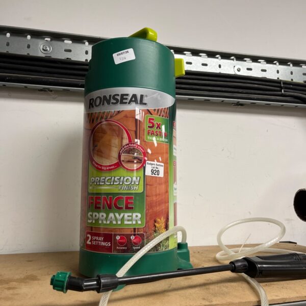 Ronseal fence sprayer model 0507125 for garden treatment.