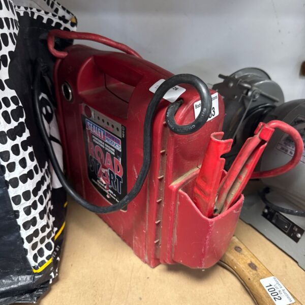 Sealey Road Start jump starter pack, automotive battery booster.