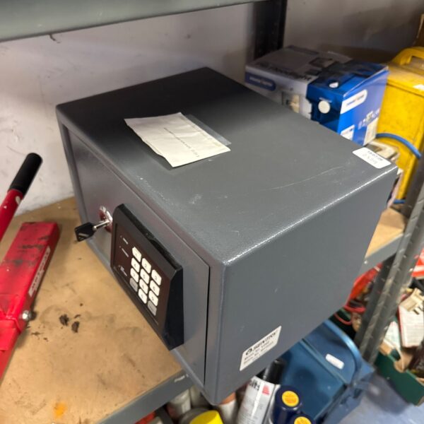 Sentry V260 personal safe with digital keypad and key lock.