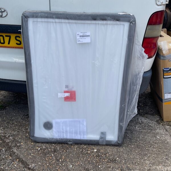 Used acrylic shower tray measuring approximately 44x32 inches.