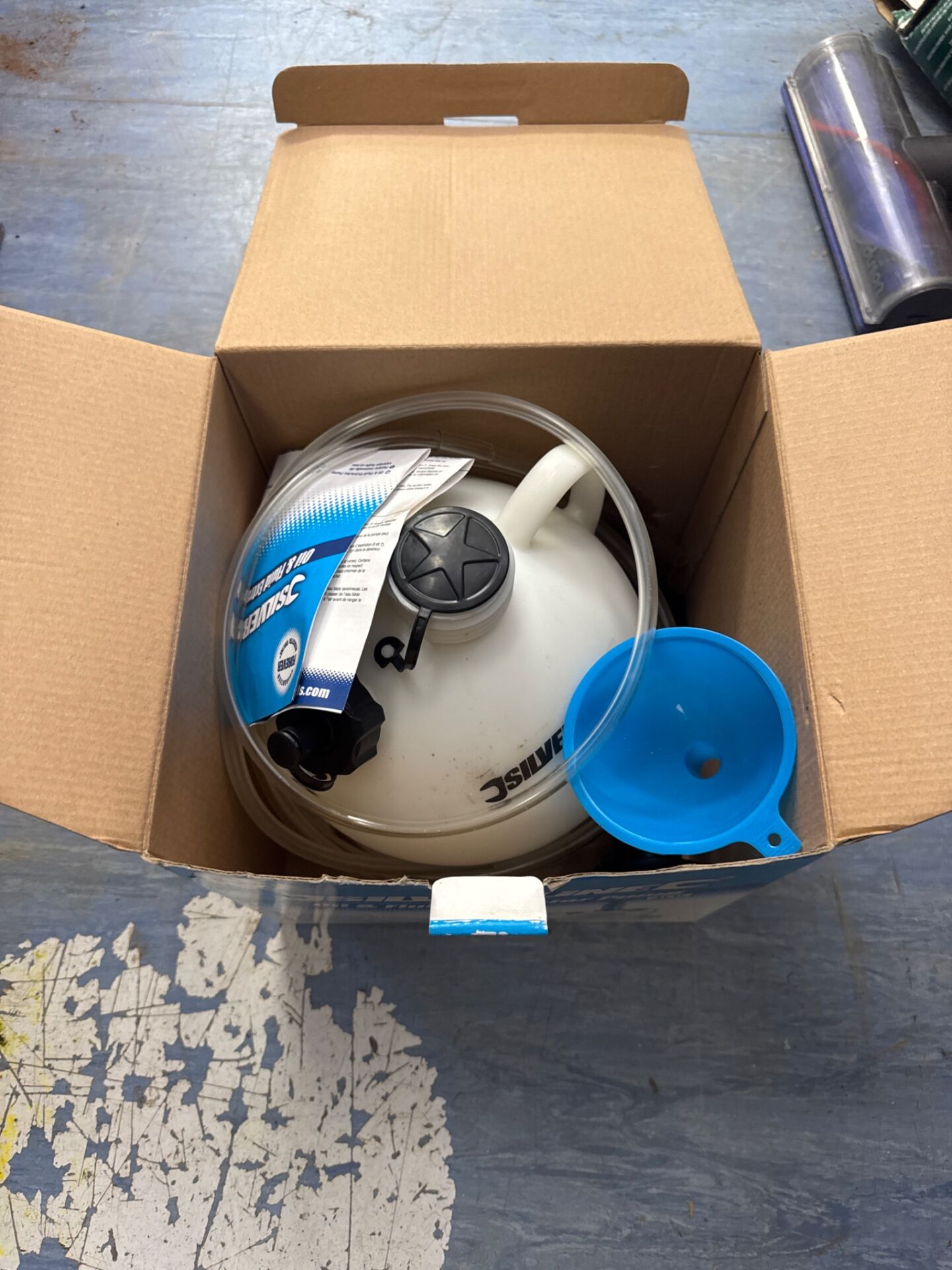 950 Silverline oil & fluid extractor pump set