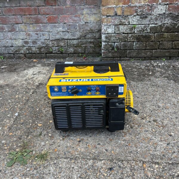 Yellow Suzuki SE700A portable generator for sale.