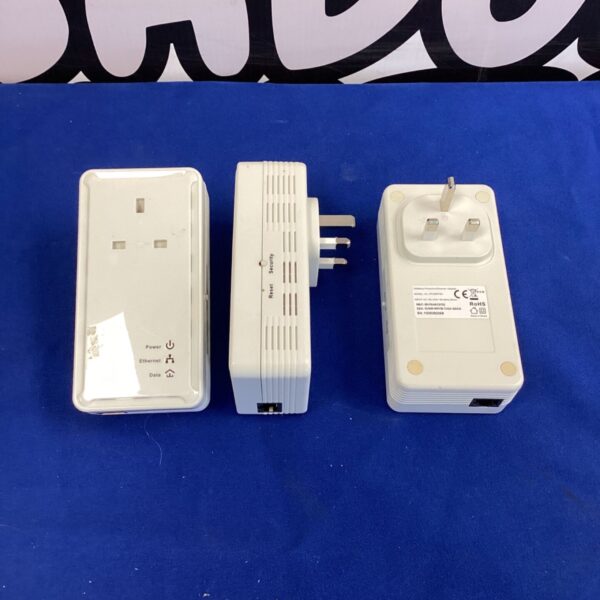 TP-Link TL-PA201 powerline Ethernet adapter showing ports and plug.