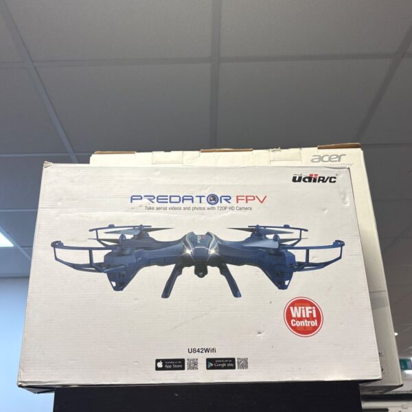 UDIRC U842 Predator FPV quadcopter drone in used condition.