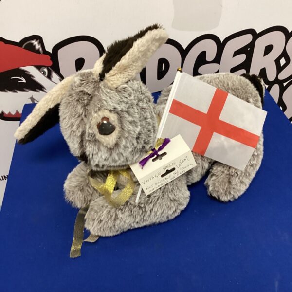 Vintage Lefray Welsh Rabbit soft toy, a collectible plush animal.