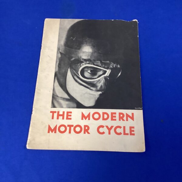 Vintage 1930s book cover featuring a motorcyclist.