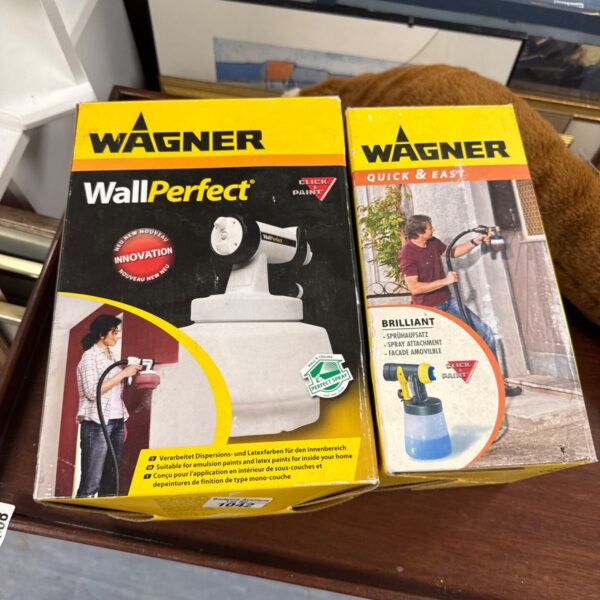 Wagner WallPerfect spray attachments for paint sprayers, DIY project parts.
