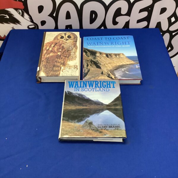 Vintage Wainwright books bundle including Scotland and Coast to Coast guides.