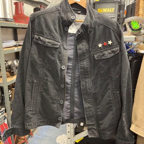 Black White Stuff denim jacket, size medium, casual women's fashion.