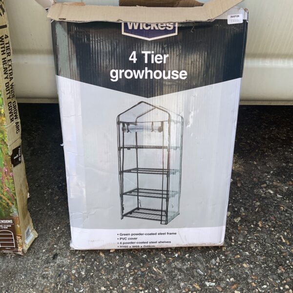 Wickes 4 tier grow house, ideal for starting seedlings and growing plants.