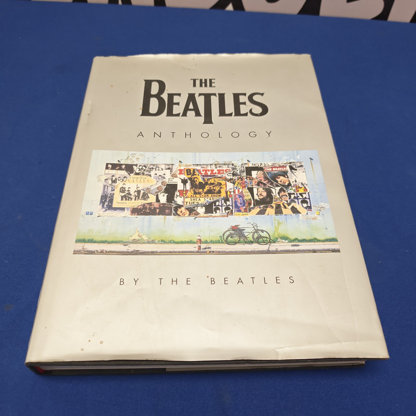 The Beatles Anthology book cover, a collectible music history item.