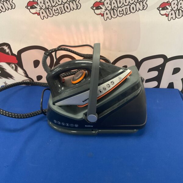 Beldray Steam Surge Pro steam iron, side view.