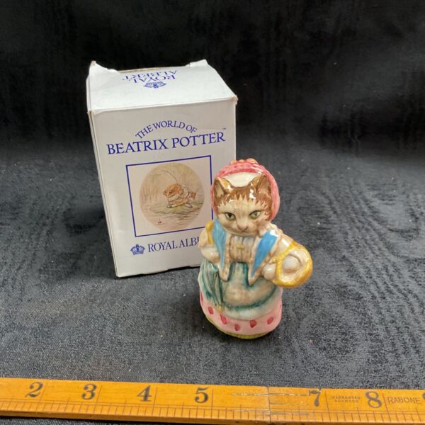 Vintage Beswick Beatrix Potter Cousin Ribby figurine with box.