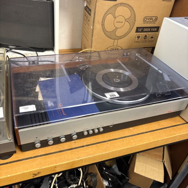 Vintage Bush Arena Hifi with Garrard SP 25 MKIII turntable for vinyl records.