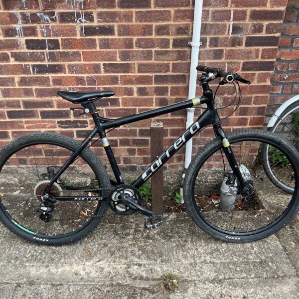 Black Carrera Subway One hybrid bicycle for sale.