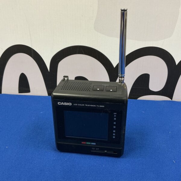 Vintage Casio Mini LCD TV TV-6500 portable television