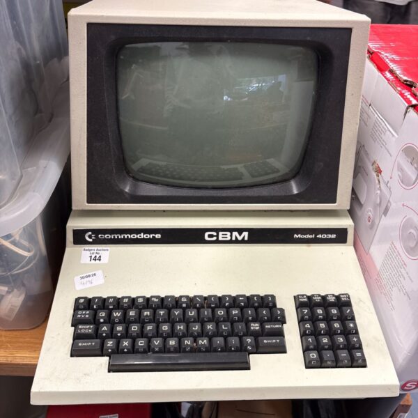 Vintage Commodore CBM 4032 computer with keyboard.