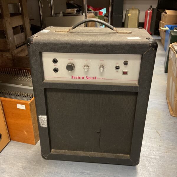 Vintage Custom Sound Mighty Atom bass amplifier, retro guitar amp.