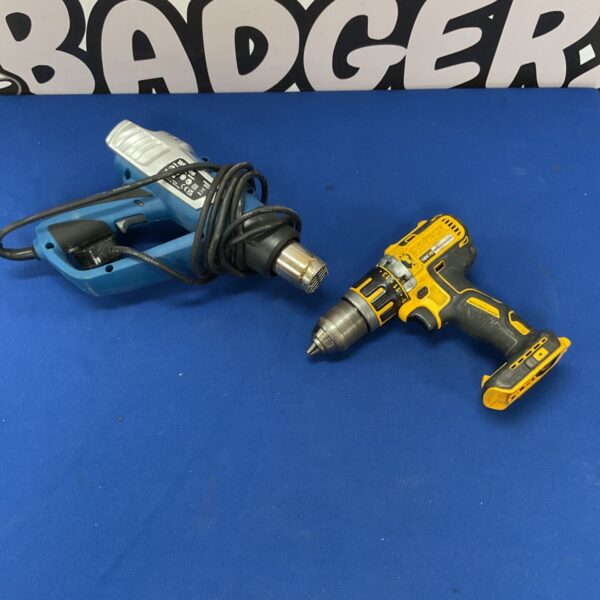 Used DeWalt 18V XR Brushless Hammer Drill for sale, power tool.