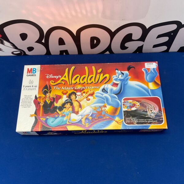 Vintage Disney Aladdin Magic Carpet Game box, MB Games, 1990s.