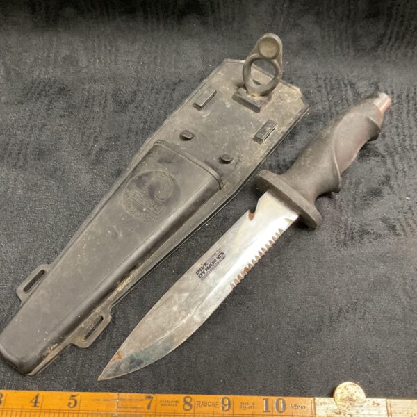 Vintage Eternal Dive Dynamics dive knife with sheath.