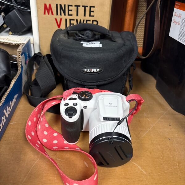 Fuji Film FinePix S4800 digital camera with Cath Kidston strap.