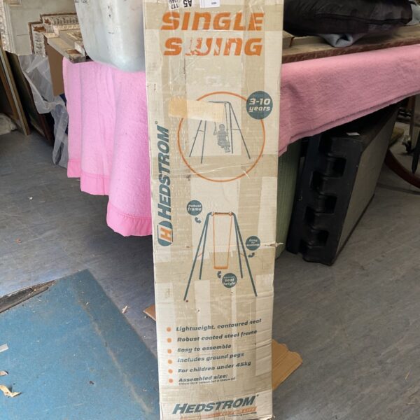 Hedstrom single swing A5-117 in original packaging.