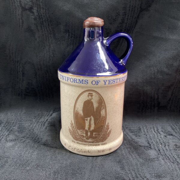 Vintage Highway Wines Celebrity Port flagon with constable design.