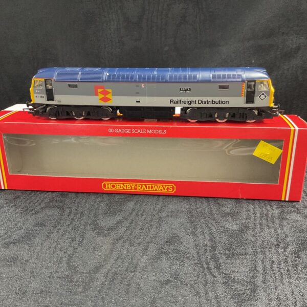 Hornby Railways OO Gauge Class 47 locomotive in original box.