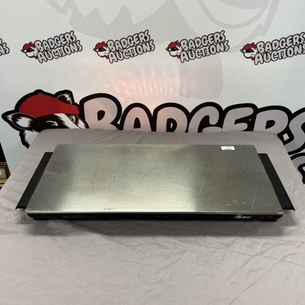 Vintage Hostess hot plate, black enamel countertop burner.