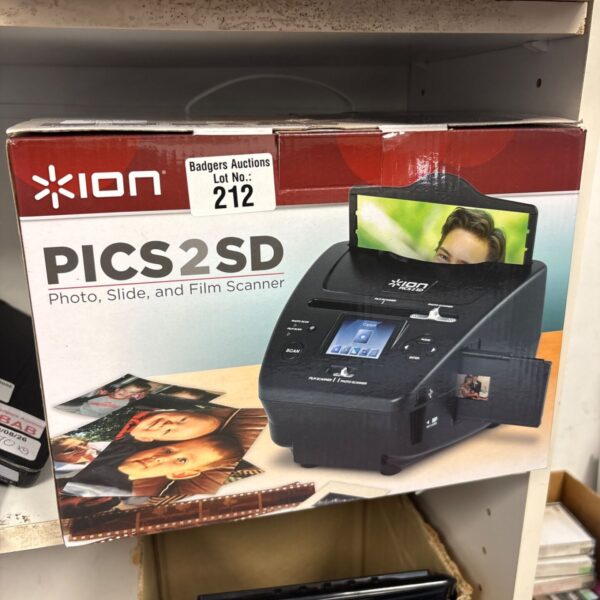 Ion Pics2SD photo, slide and film scanner for digitizing memories.