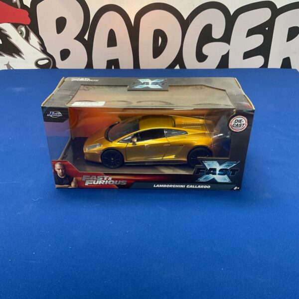 Jada Fast and Furious Lamborghini Gallardo diecast model car.