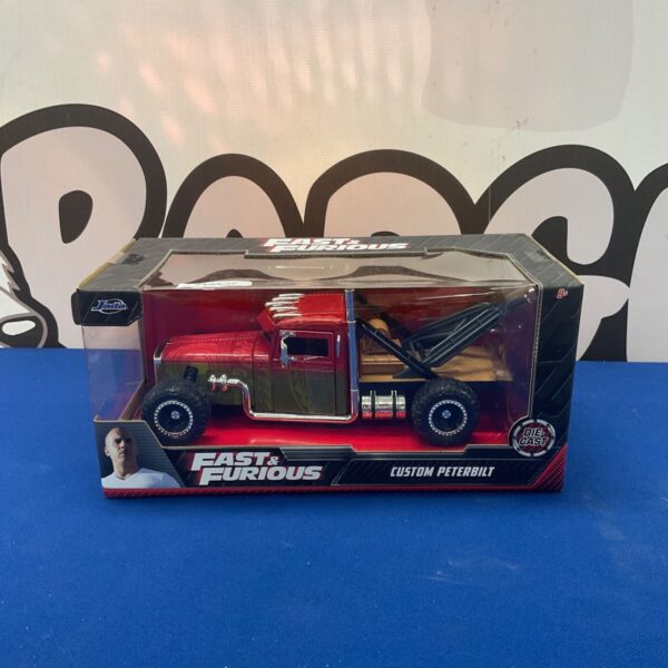 Jada Fast and Furious Peterbilt diecast model truck detailed view.