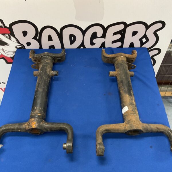 Used Jaguar IRS rear lower wishbone for classic car restoration.