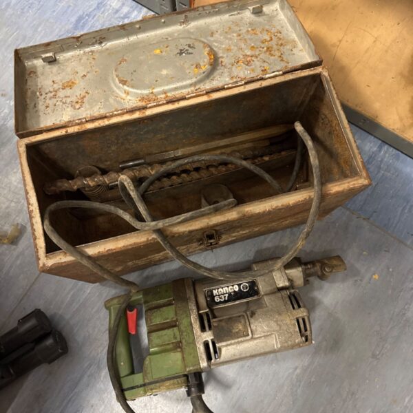 Vintage Kango 637 concrete breaker drill in used condition.