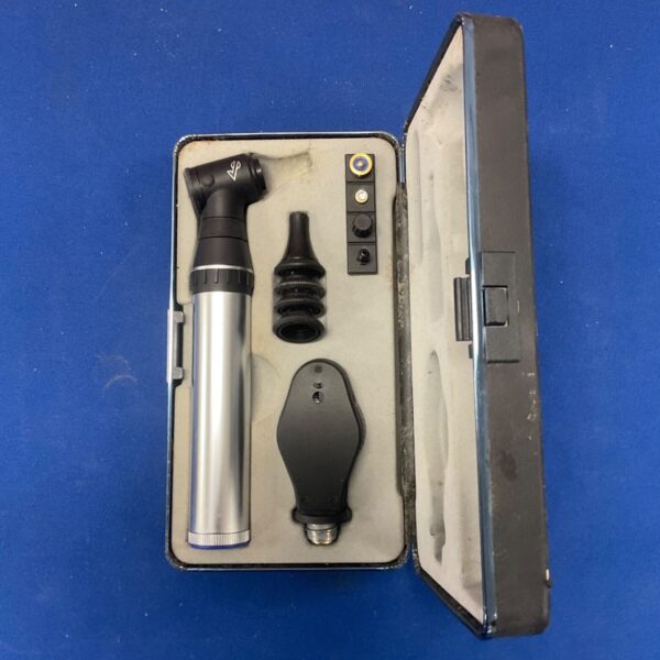 Vintage Keeler Vista ophthalmoscope in its case.
