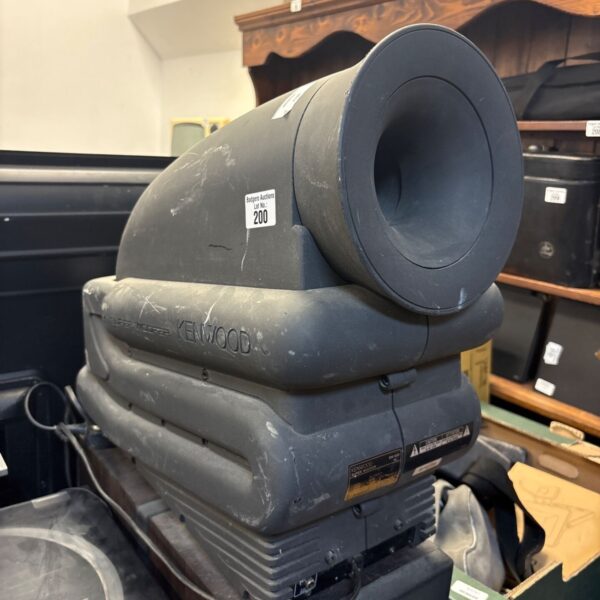 Vintage Kenwood SW-500 super woofer speaker in used condition.