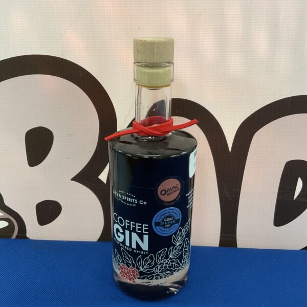 Sealed bottle of Lava Spirits Co coffee flavoured gin.