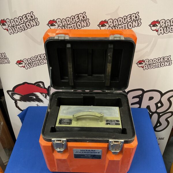 Vintage Leica film cassette for aerial mapping photography.