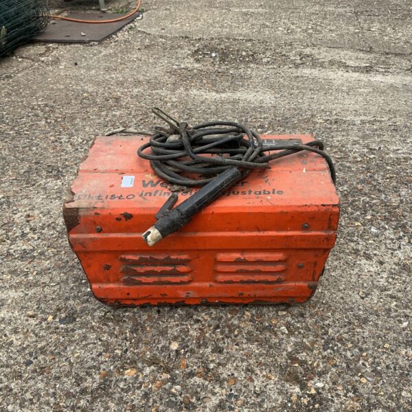Vintage Lincoln Electric portable welding machine for arc and stick welding.
