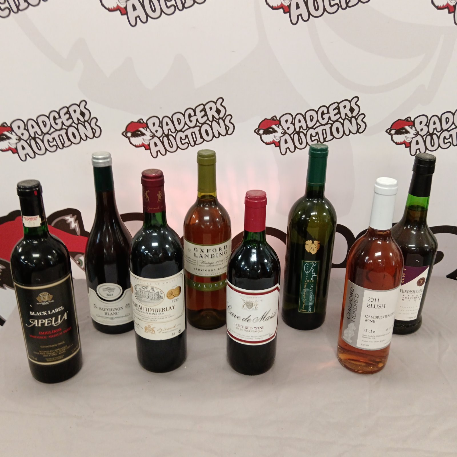8 bottles of wine including chateau timberlay