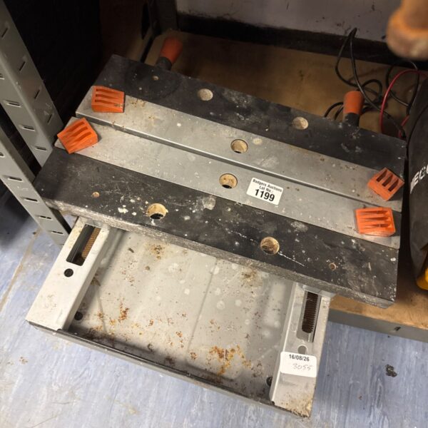 suction cup mounted workmate clamp