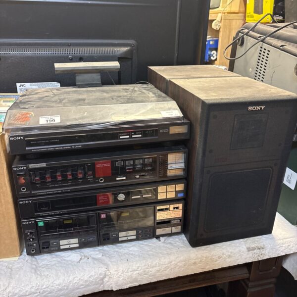 Sony hi-fi stuck including PS – MX330P, TA – V11W, ST – V11L, TC – V11W and SS-V11E