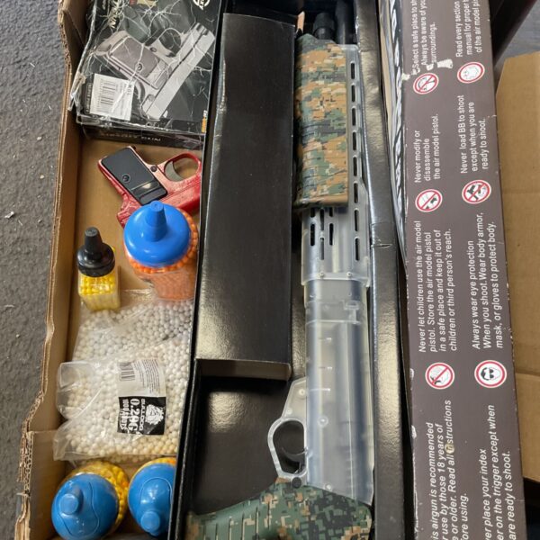 tray airsoft guns with ammo
