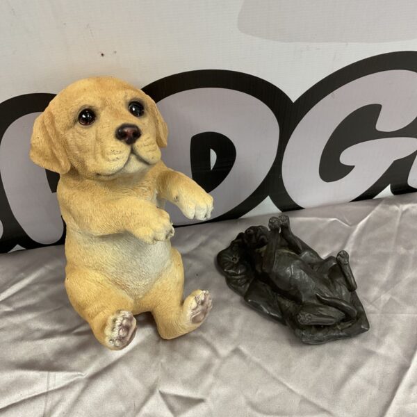 Two labrador Dog Figurines inc heredities