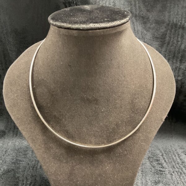 925 silver choker necklace
