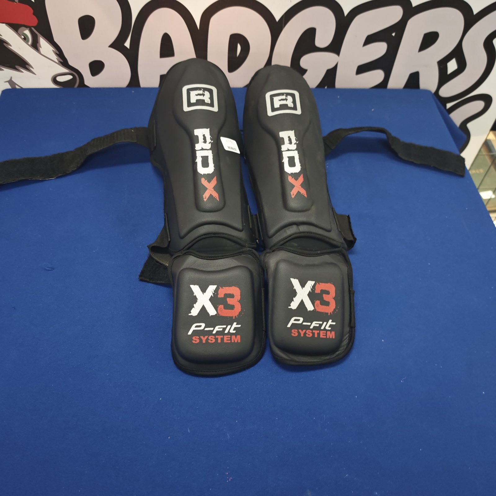 Pair of X3 RDX kick boxer shin pads