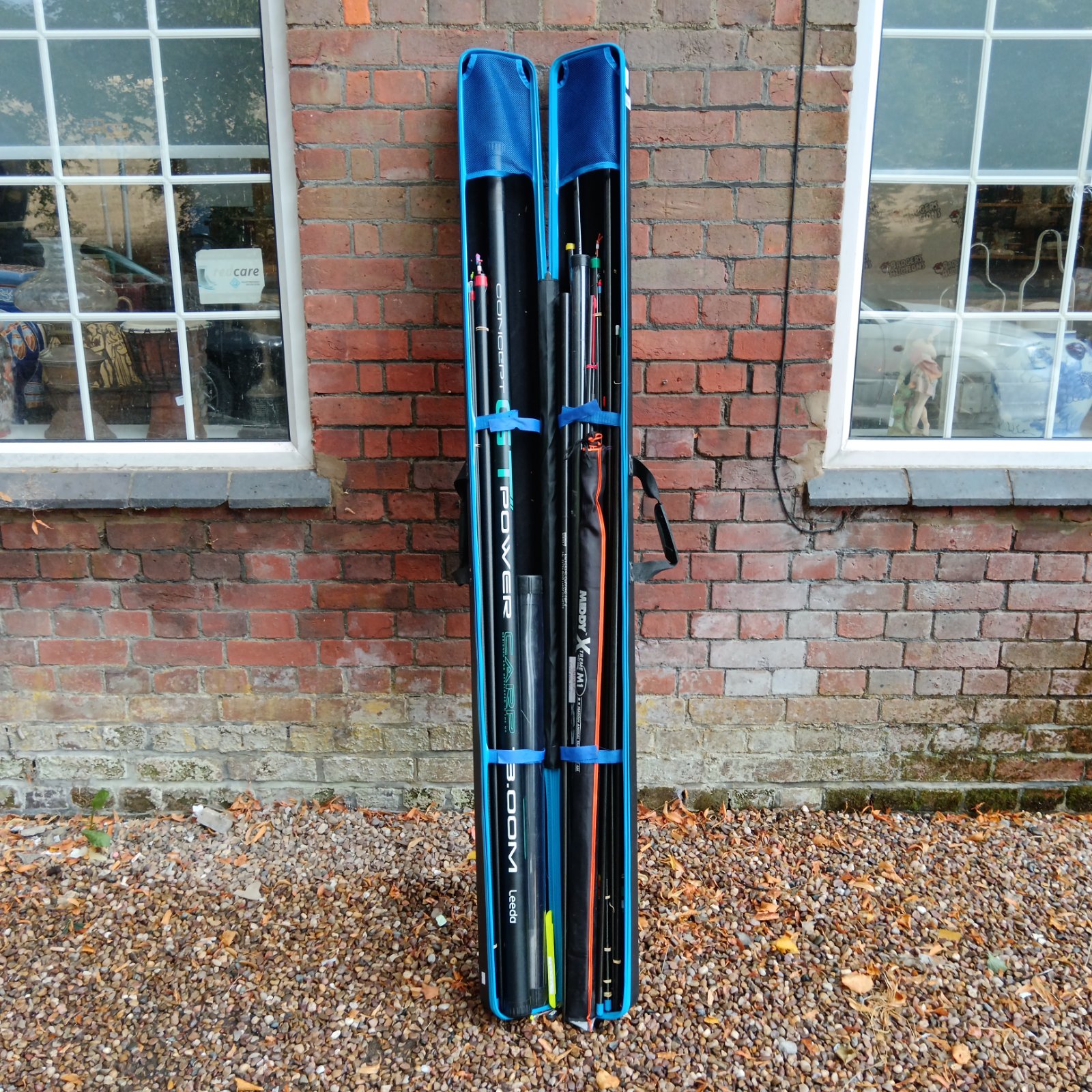 Leeda concept GT power fishing pole with extras including drennan series 7 cupping tops