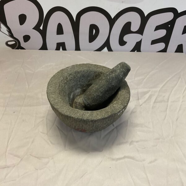 Heavy duty stone pestle and mortar
